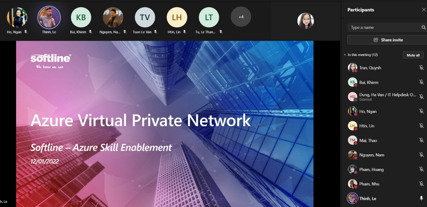 Azure Virtual Private Network webinar